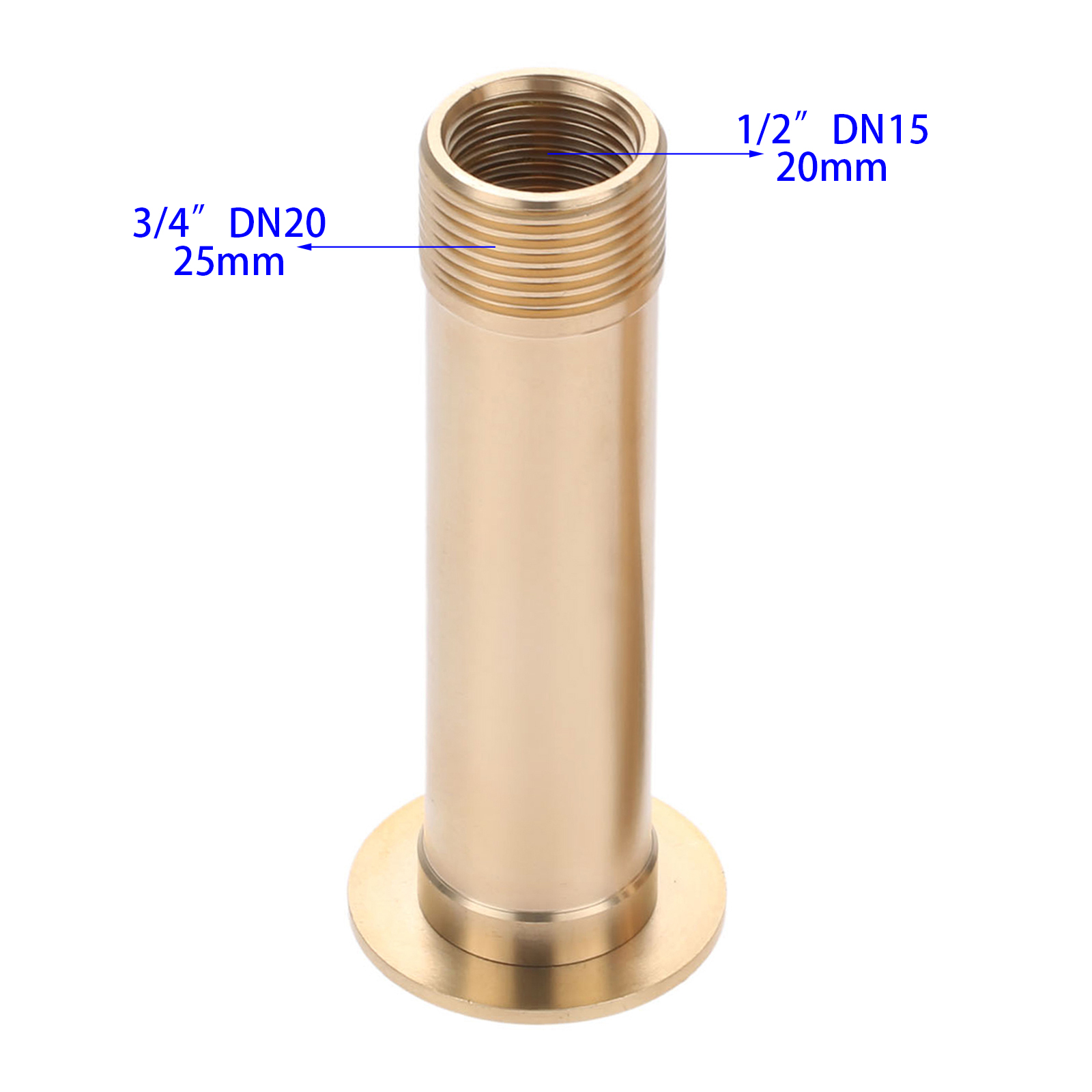 Nozzle Brass - 1 Stück Messing-Pilzförmige Glockenfontänen-Düse G1/2 G3/4