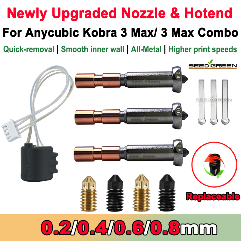 Hotend 0.4Mm - Upgrade-Düse für Anycubic Kobra 3 Max