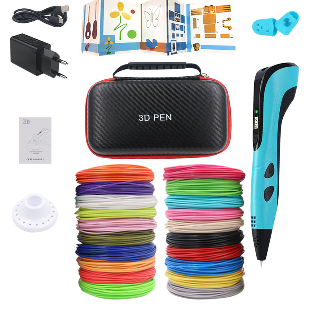 Pla Filament - 2026 Neuer 3D-Druckstift, 3D-Stift mit Netzteil,