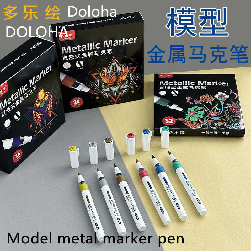 3D Printer Stand - DOLOHA Doloha Metallic-Markierstift mit direkter Flüssigfarbe,