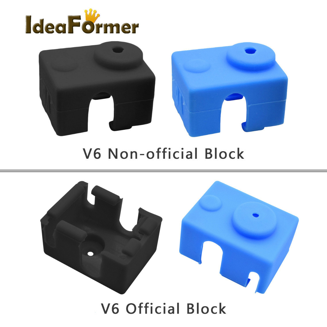 3D Printer Stand - 5 Stück V6 Silikonsocken für 3D-Drucker