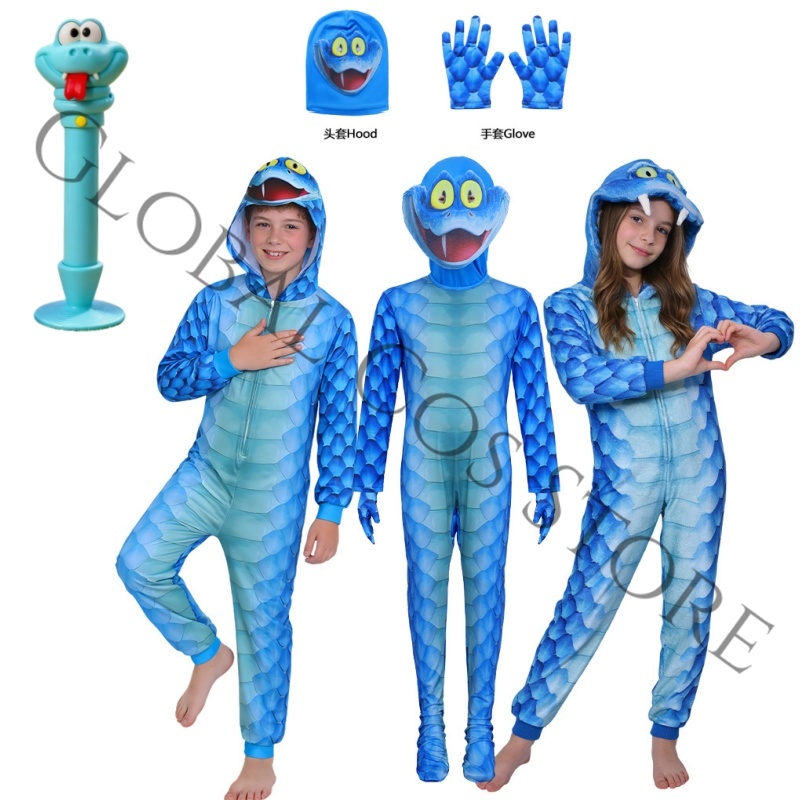 Cobra Extruder - Zootopia Gary A Snake Cosplay-Kostüm, Reptilien-Monster,