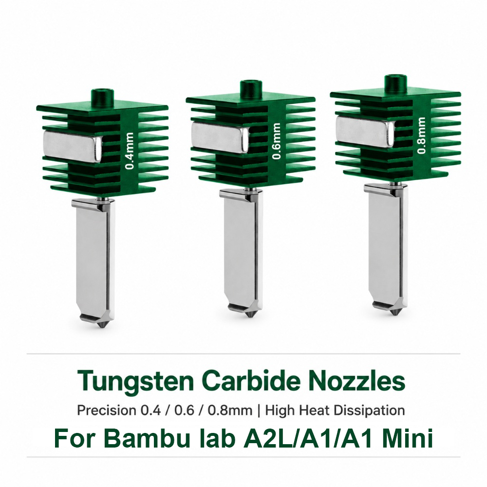 Nozzle Tungsten - Verbessertes integriertes Hotend für Bambu Lab