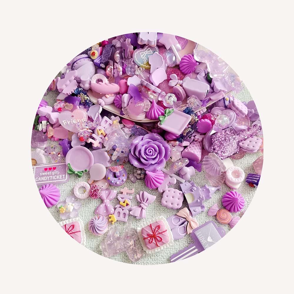 Resin - DIY-Schmuck, Handy-Dekoration, Bastelzubehör, Schleifen-Accessoires, 1000 Stück,
