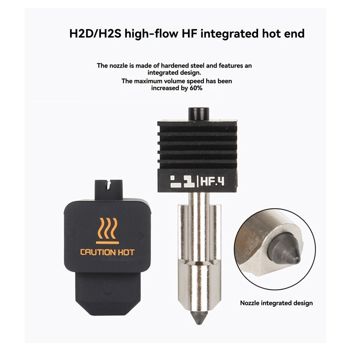 Hotend 0.4Mm - A64I für H2D H2S Hotend-Kit für