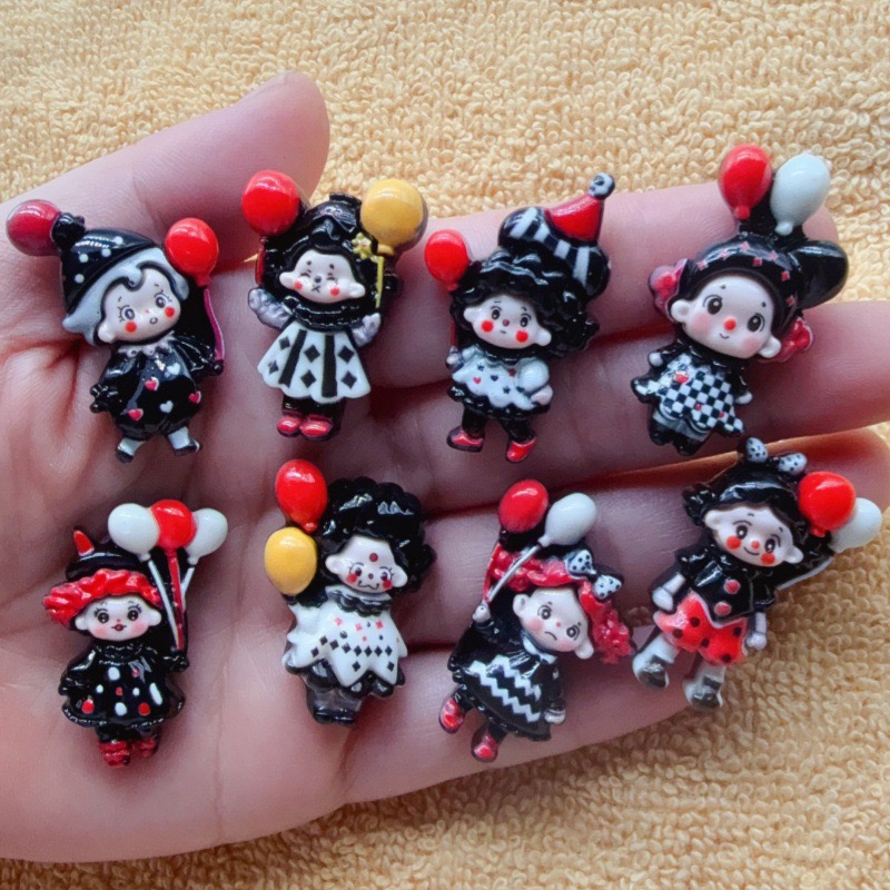 Resin - 12 Stück Joker-Ballon Kinder-Spaß Handgemachte DIY