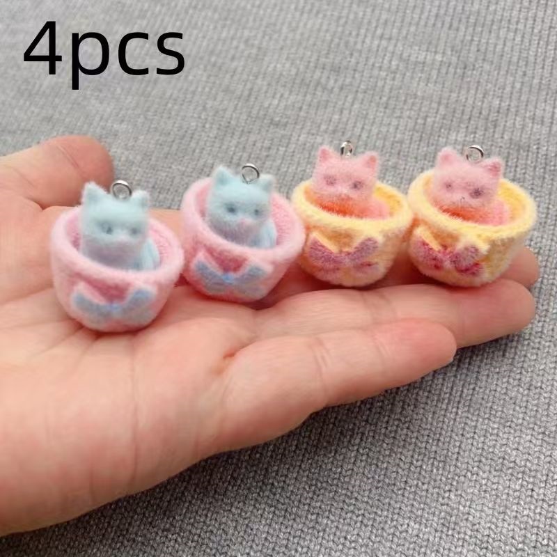 4 Stück 3D-Plüsch-Katzenanhäng – Resin Bewertung und Preis