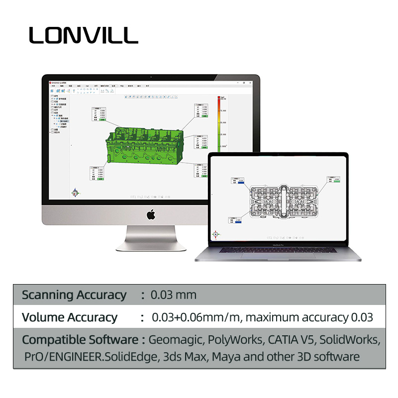 LONVILL Handgehaltenes 3D-Scan – Handheld 3D Scanner High Precision Bewertung und Preis