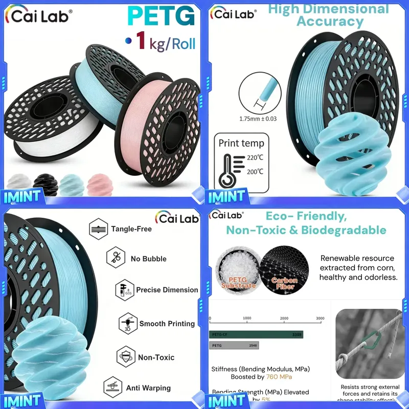 CaiLab PETG Filament 1KG, 1,75 – Petg Filament Bewertung und Preis