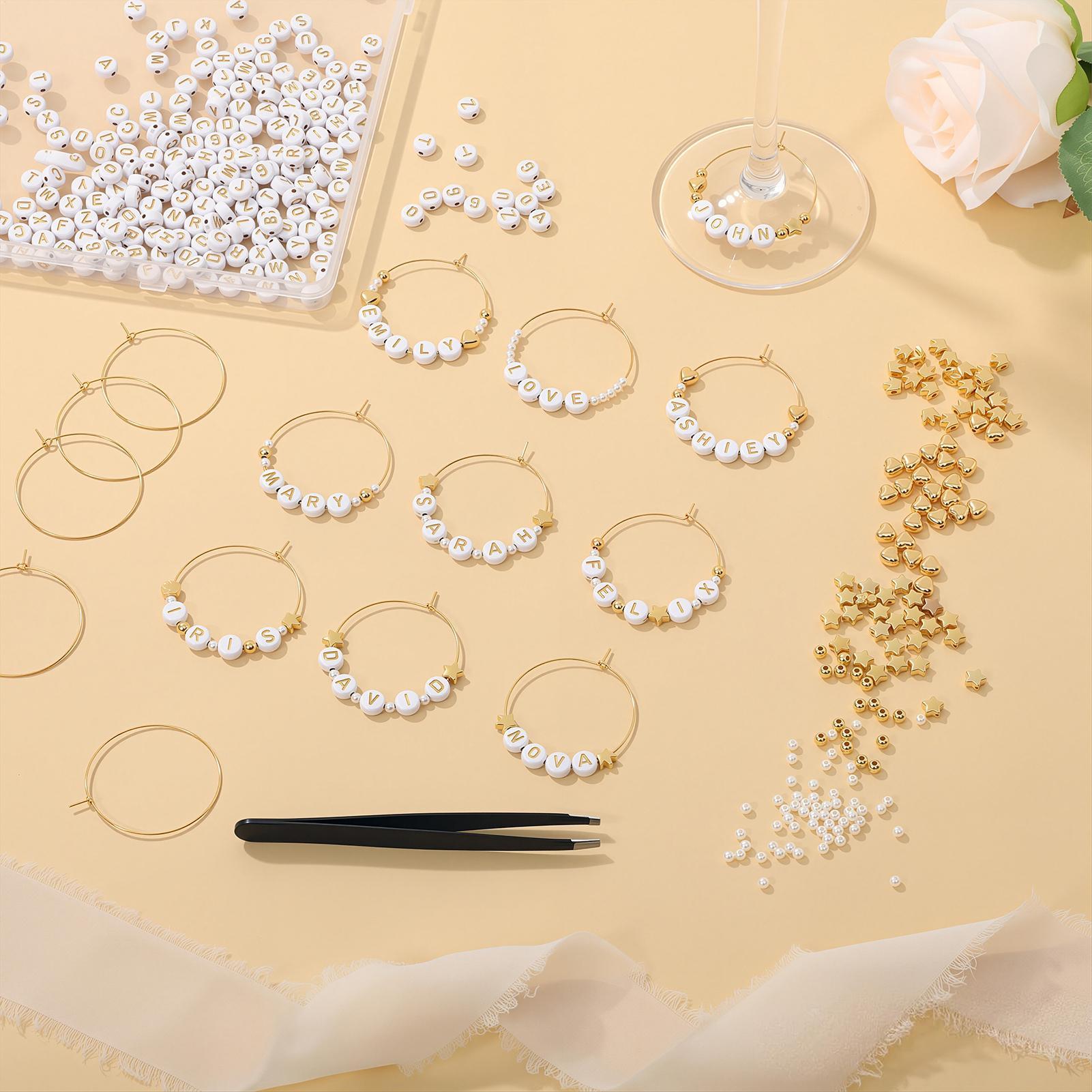 Glasmarkierer mit Perlen, Pinz – Resin Bewertung und Preis