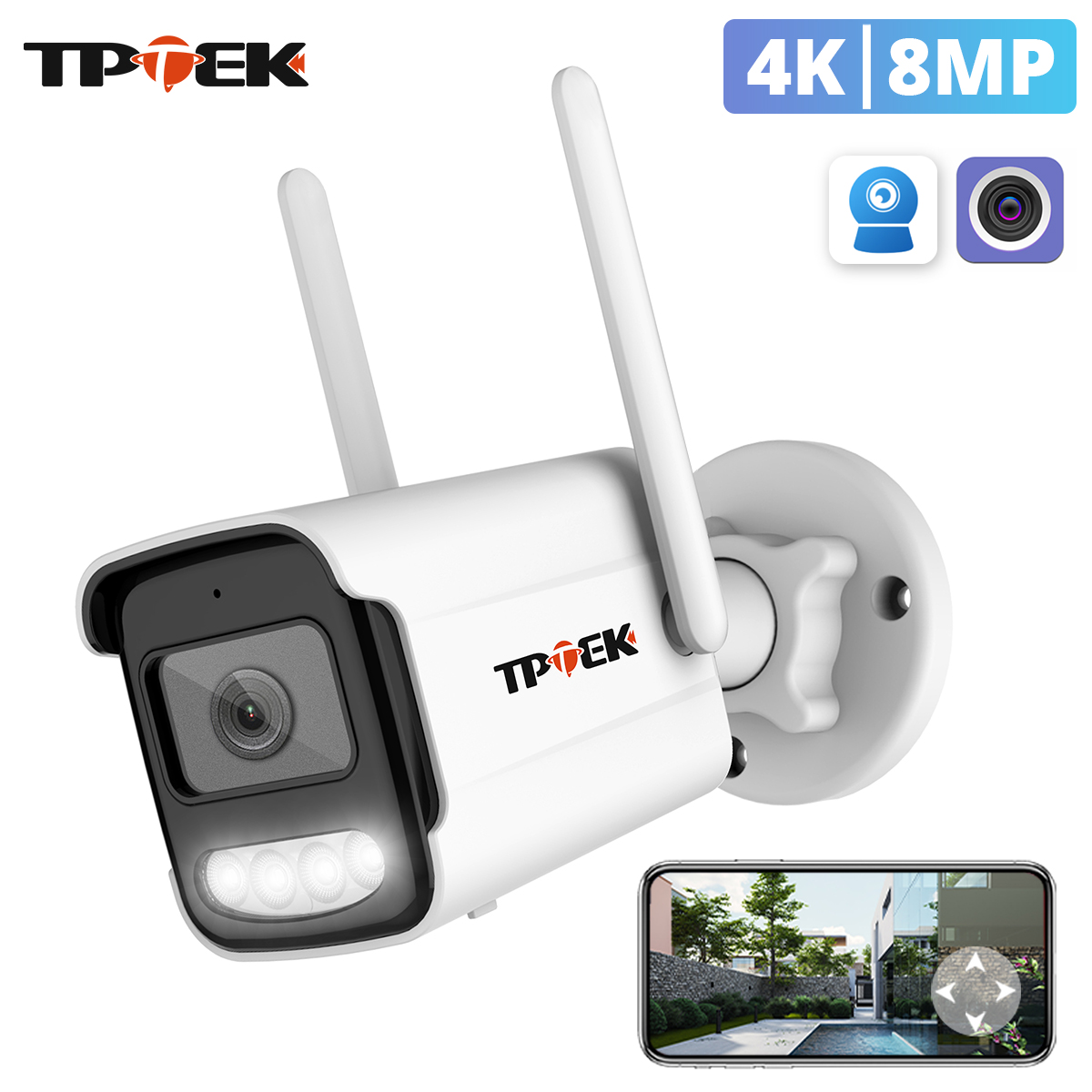 8MP 4K IP-Kamera WLAN-Überwach – Btt Skr Mini Bewertung und Preis