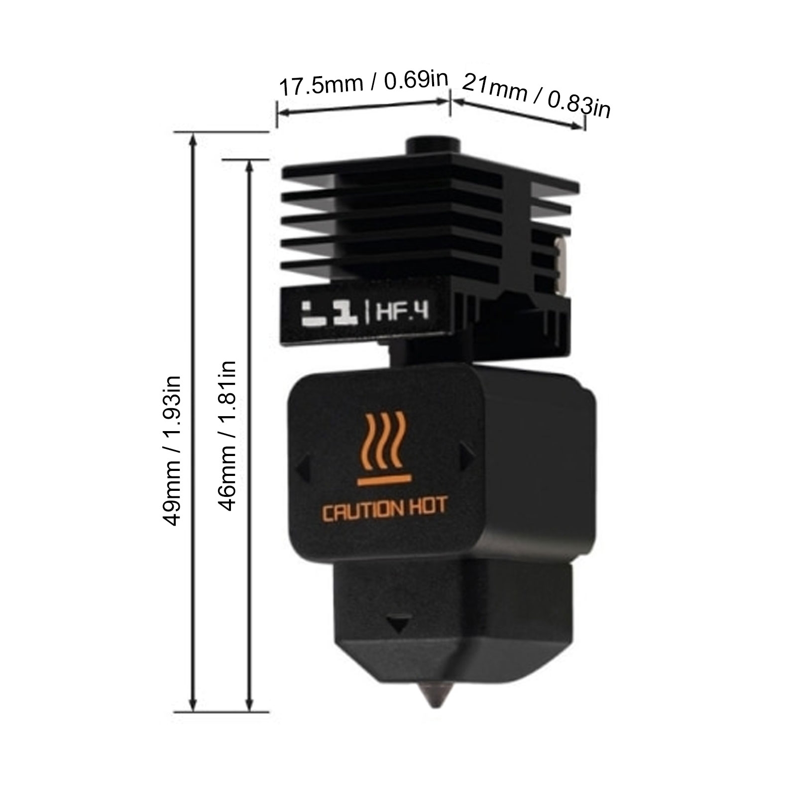 Hochdurchsatz-Hotend-Ersatz fü – Hotend 0.4Mm Bewertung und Preis