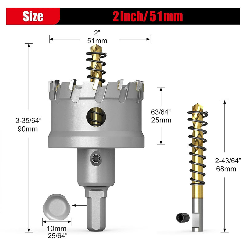 Tct Hartmetall-Lochsäge-Kit Ha – Nozzle Tungsten Bewertung und Preis