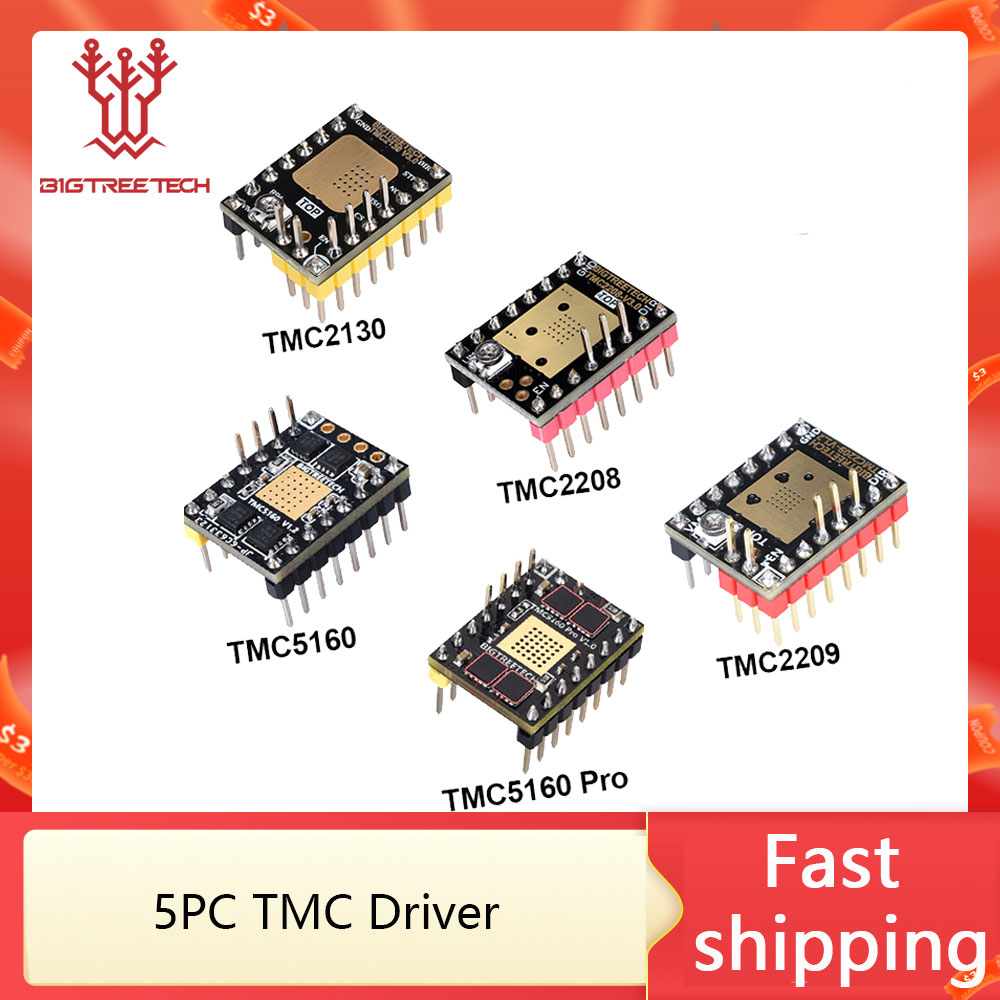 5PCS BIGTREETECH TMC2209 TMC51 – Btt Skr Mini Bewertung und Preis