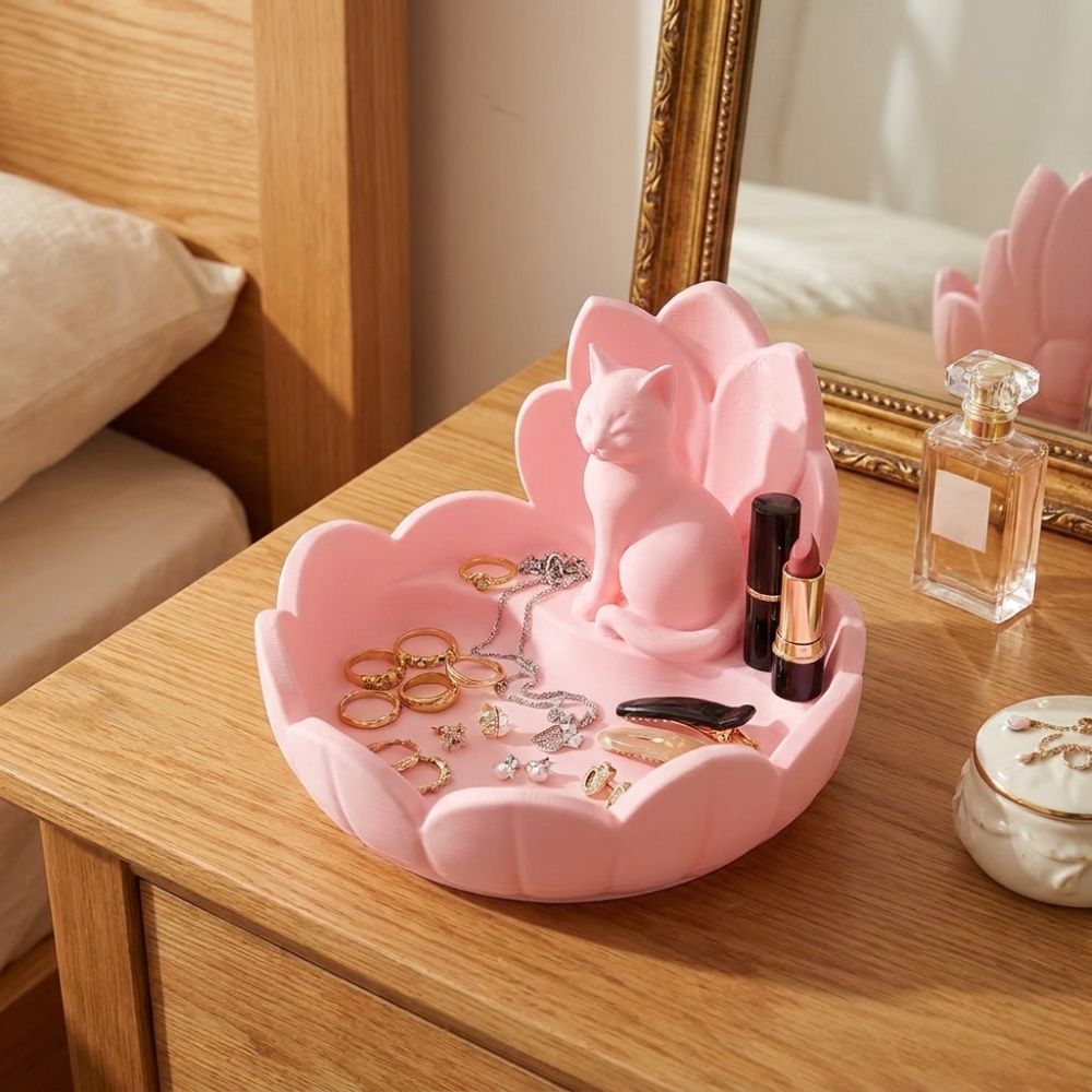 Niedliches Lotus-Katzen-Schmuc – 3D Printer Stand Bewertung und Preis