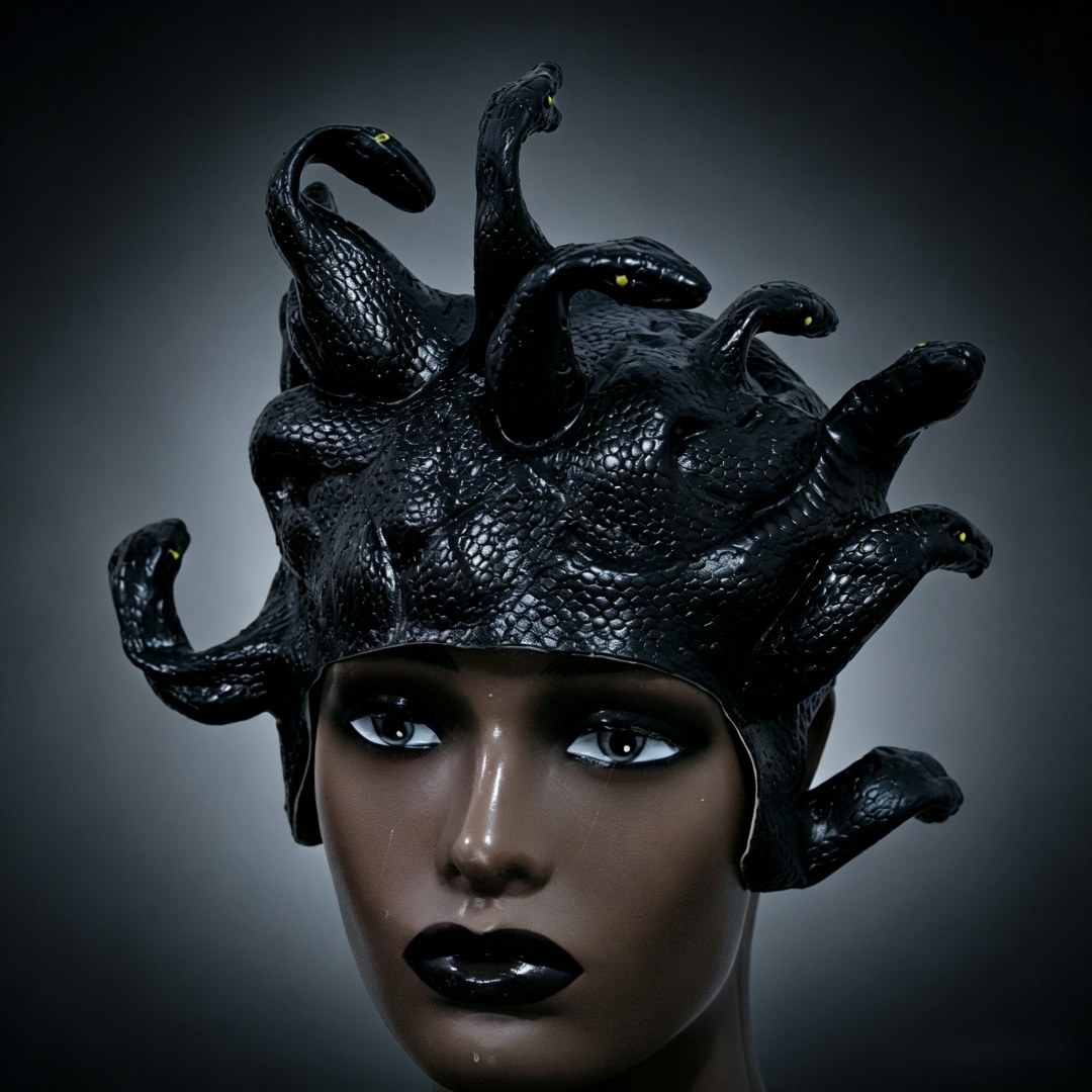 Medusa-Latex-Perückenmaske, Ho – Cobra Extruder Bewertung und Preis