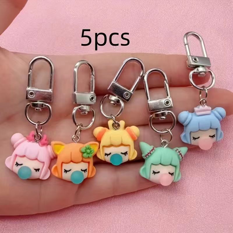 5 Stück Harz-Mädchen-Schlüssel – Resin Bewertung und Preis