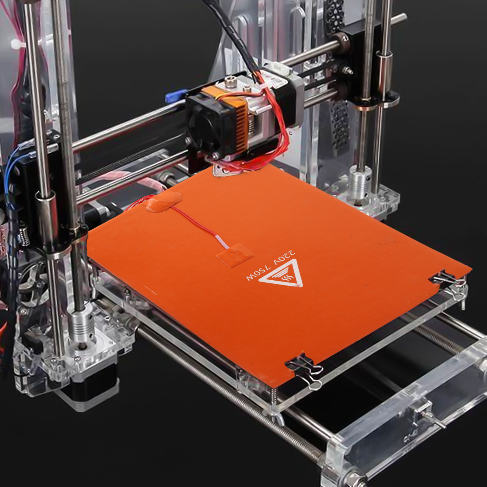 20x30cm 750W 220V Silikon-Gumm – 3D Printer Bed Bewertung und Preis