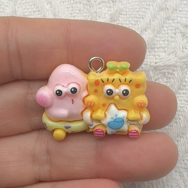 10 Stück Cartoon-Harzanhänger, – Resin Bewertung und Preis