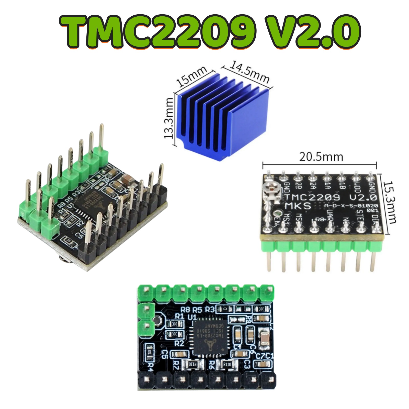 MKS TMC2209 V2.0 Schrittmotor- – Mks Sgen Bewertung und Preis